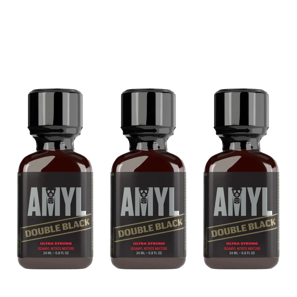Amyl Double Black 24ml Triple Pack