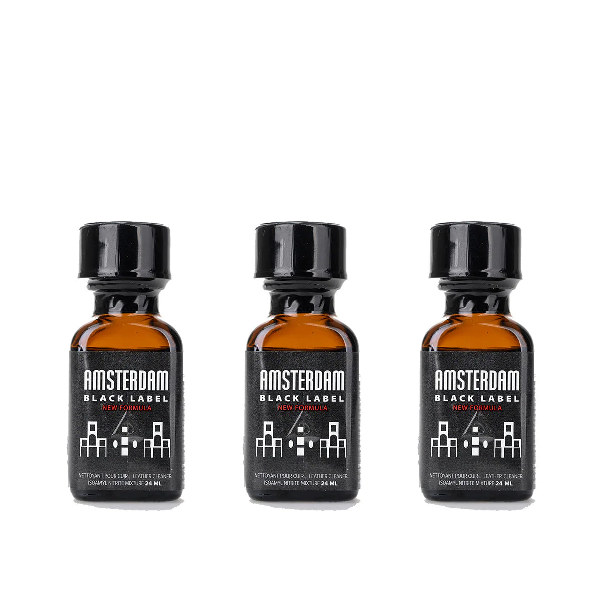 Amsterdam Black 24ml Triple Pack